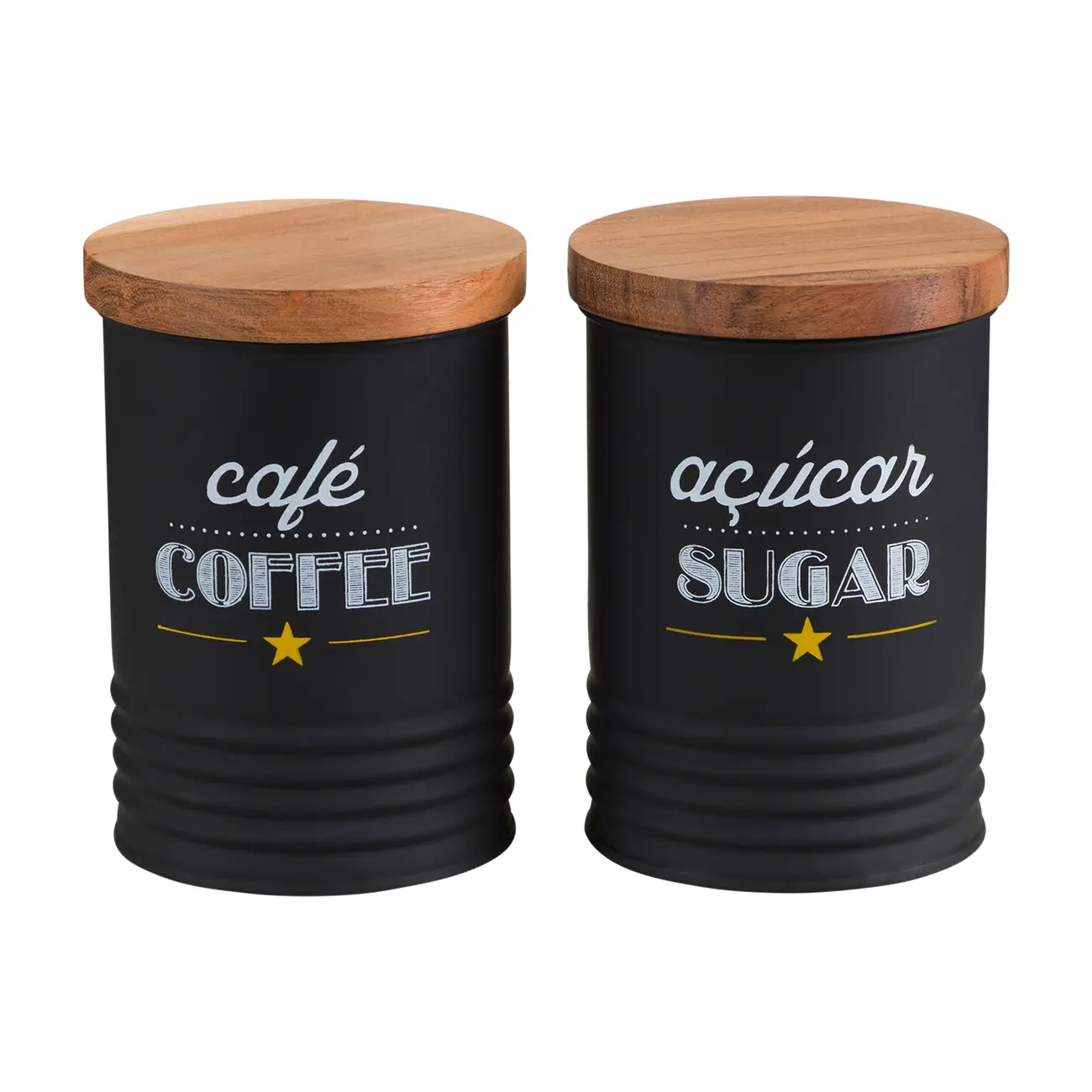POTE 950 ML TINES SUGAR - PRETO/MANGO - Foto 5
