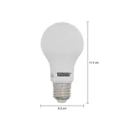 LÂMPADA LED SMART COLORS A60 RGB 9W E27 127 220V TASCHIBRA - BRANCO/MULTICOR - Foto 4