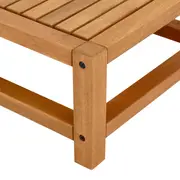 MESA DE CENTRO/LATERAL 88 CM X 50 CM PIPA - CASTANHA DE CAJU - Foto 7