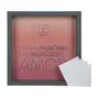 QUADRO REGISTROS DE AMOR 27 CM X 27 CM - KONKRET/RODONITA - Foto 5