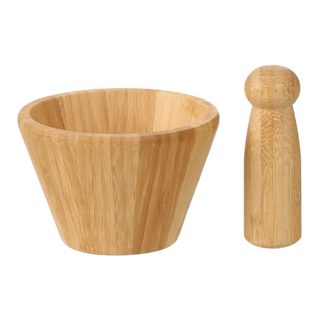 PILÃO COM SOCADOR BAMBOO - BAMBU - Foto 2