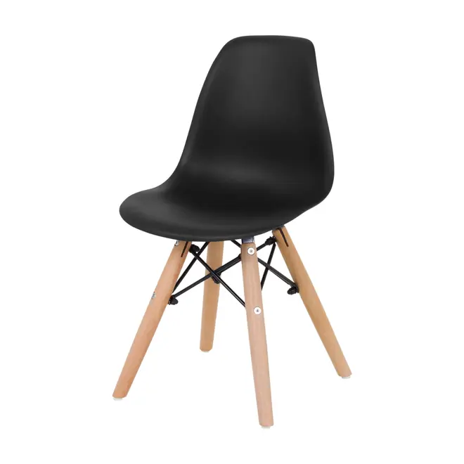CADEIRA INFANTIL EASY WOOD - FAIA/PRETO - Foto 1