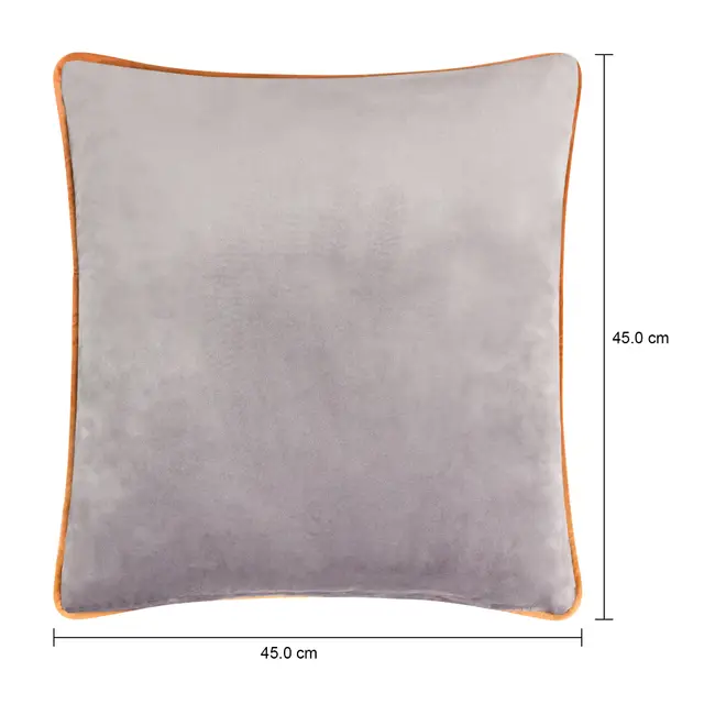 CAPA DE ALMOFADA 45 CM X 45 CM FLOSSY - COBRE/KONKRET - Foto 5