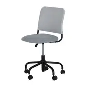 CADEIRA HOME OFFICE YUPPIE - PRETO/CINZA - Foto 1