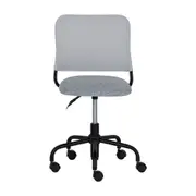 CADEIRA HOME OFFICE YUPPIE - PRETO/CINZA - Foto 2