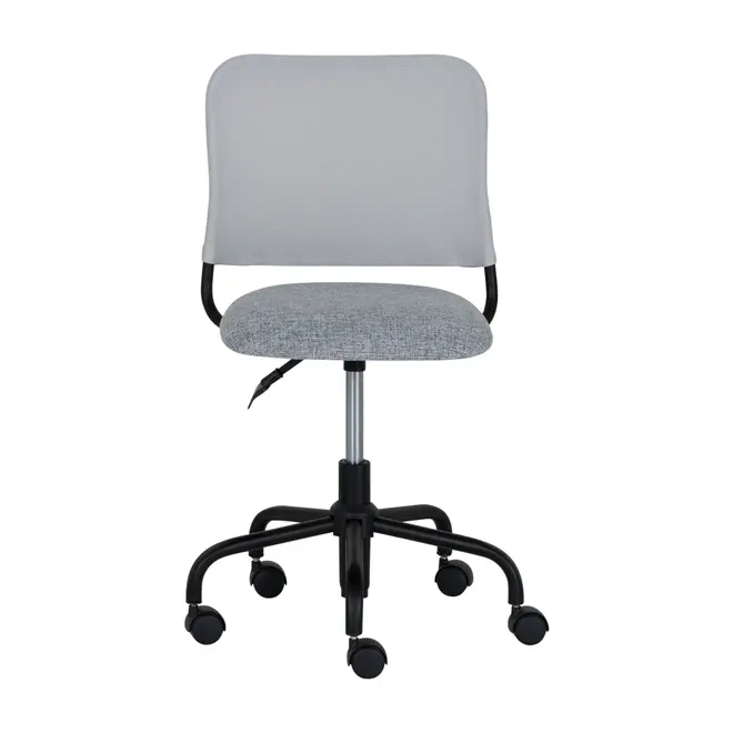 CADEIRA HOME OFFICE YUPPIE - PRETO/CINZA - Foto 2