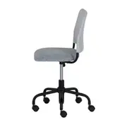 CADEIRA HOME OFFICE YUPPIE - PRETO/CINZA - Foto 3