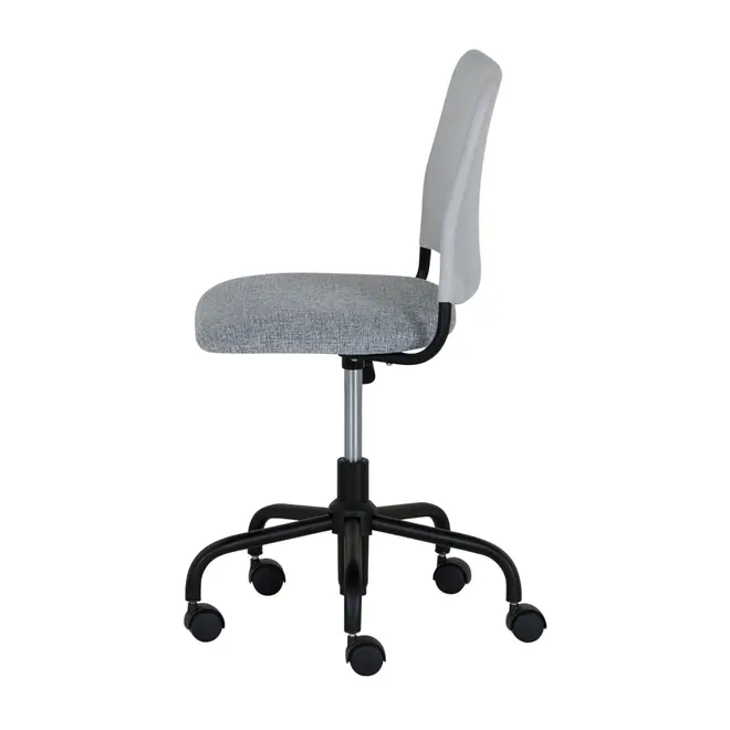 CADEIRA HOME OFFICE YUPPIE - PRETO/CINZA - Foto 3