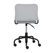 CADEIRA HOME OFFICE YUPPIE - PRETO/CINZA - Foto 4