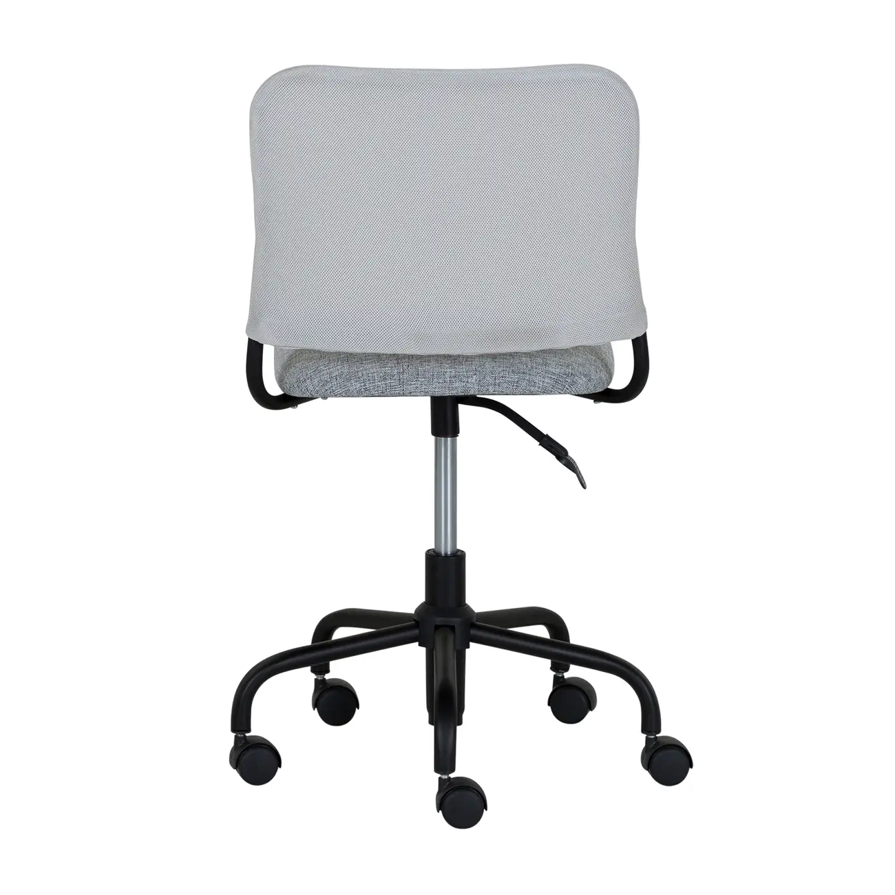 CADEIRA HOME OFFICE YUPPIE - PRETO/CINZA - Foto 4