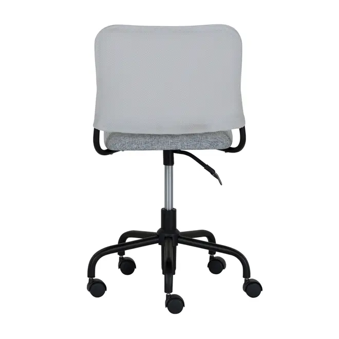 CADEIRA HOME OFFICE YUPPIE - PRETO/CINZA - Foto 4