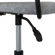 CADEIRA HOME OFFICE YUPPIE - PRETO/CINZA - Foto 5