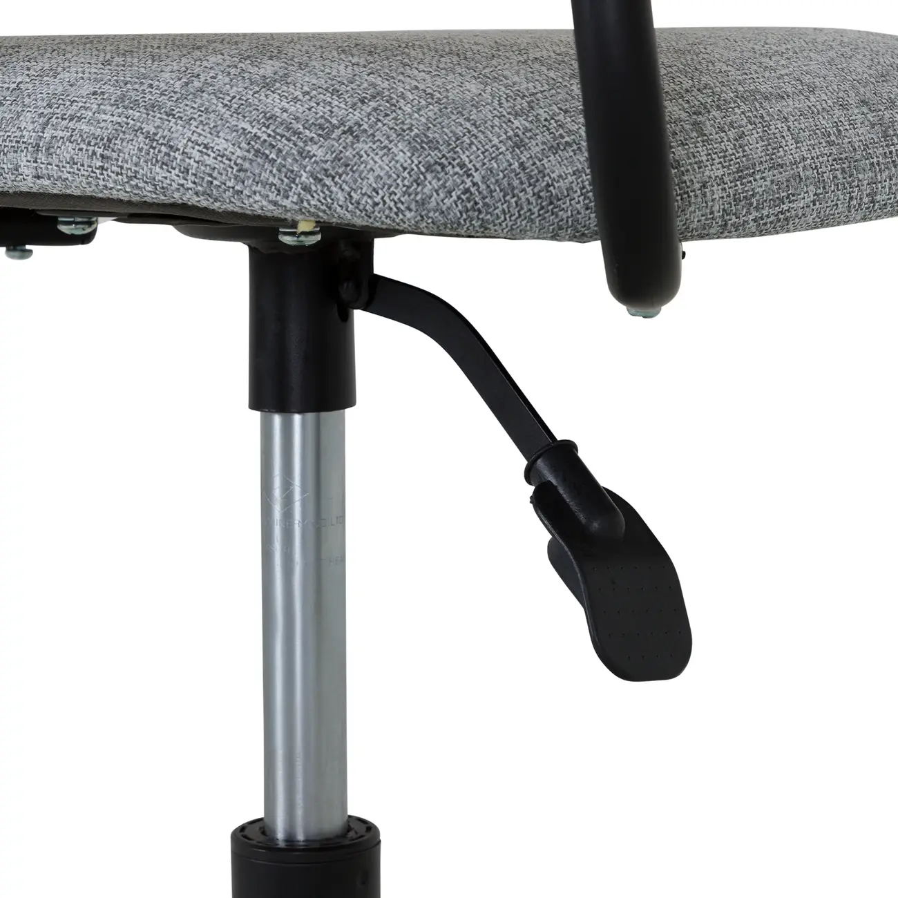 CADEIRA HOME OFFICE YUPPIE - PRETO/CINZA - Foto 5