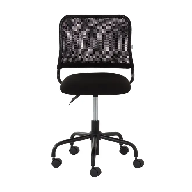 CADEIRA HOME OFFICE YUPPIE - PRETO/PRETO - Foto 2