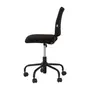 CADEIRA HOME OFFICE YUPPIE - PRETO/PRETO - Foto 3