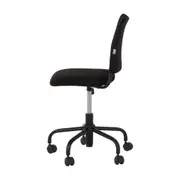 CADEIRA HOME OFFICE YUPPIE - PRETO/PRETO - Foto 3