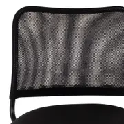 CADEIRA HOME OFFICE YUPPIE - PRETO/PRETO - Foto 5