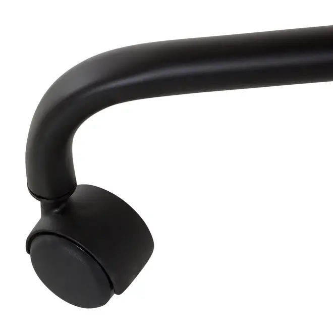 CADEIRA HOME OFFICE YUPPIE - PRETO/PRETO - Foto 6