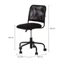 CADEIRA HOME OFFICE YUPPIE - PRETO/PRETO - Foto 10