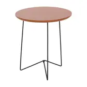 MESA LATERAL REDONDA 42 CM PIRLO - PRETO/TERRACOTA - Foto 2