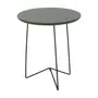 MESA LATERAL REDONDA 42 CM PIRLO - PRETO/MUSGO - Foto 2
