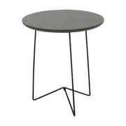 MESA LATERAL REDONDA 42 CM PIRLO - PRETO/MUSGO - Foto 2