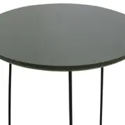 MESA LATERAL REDONDA 42 CM PIRLO - PRETO/MUSGO - Foto 3