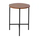MESA LATERAL REDONDA 38 CM HONEY