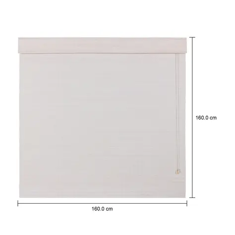 Imagem com medidas do produto PERSIANA ROMANA 1,60 M X 1,60 M CHOUPANA