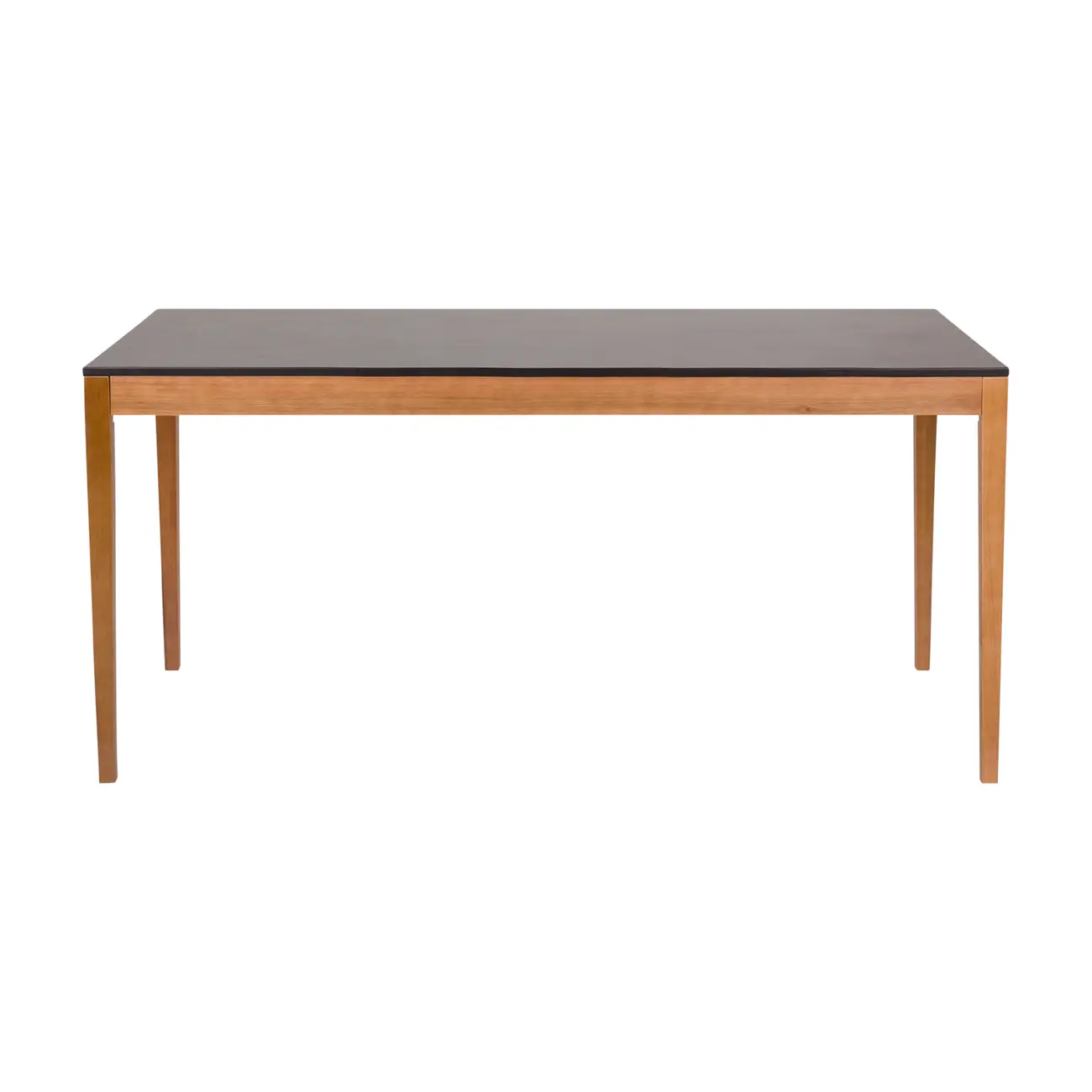 MESA DE JANTAR 1,60 M X 80 CM NOAH - NOZES/PRETO - Foto 1