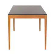MESA DE JANTAR 1,60 M X 80 CM NOAH - NOZES/PRETO - Foto 3