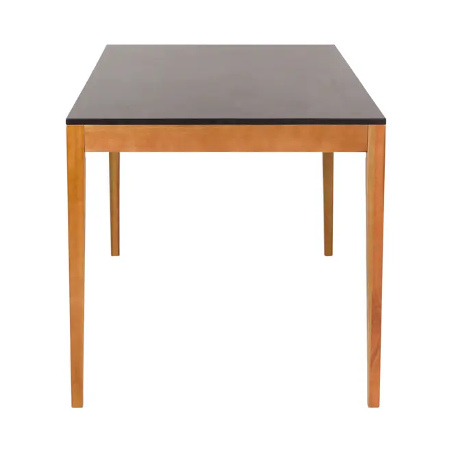 MESA DE JANTAR 1,60 M X 80 CM NOAH - NOZES/PRETO - Foto 3