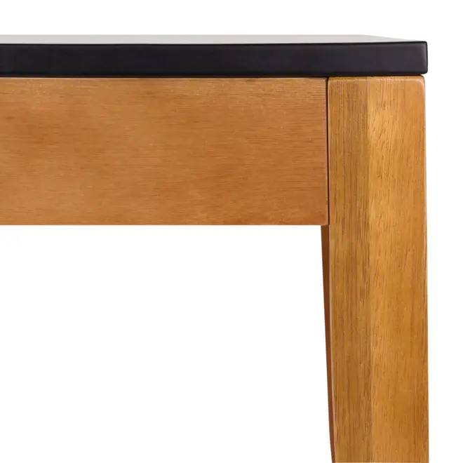 MESA DE JANTAR 1,60 M X 80 CM NOAH - NOZES/PRETO - Foto 4