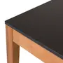 MESA DE JANTAR 1,60 M X 80 CM NOAH - NOZES/PRETO - Foto 5