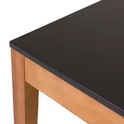 MESA DE JANTAR 1,60 M X 80 CM NOAH - NOZES/PRETO - Foto 5