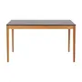 NOZES/PRETO - MESA 1,35 M X 80 CM NOAH