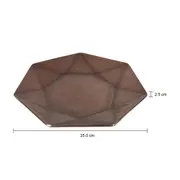 CENTRO DE MESA 25 CM ÉGIDE - COBRE - Foto 4