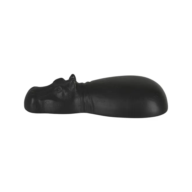 ADORNO MESA 8 CM HIPPO TESE - PRETO - Foto 2