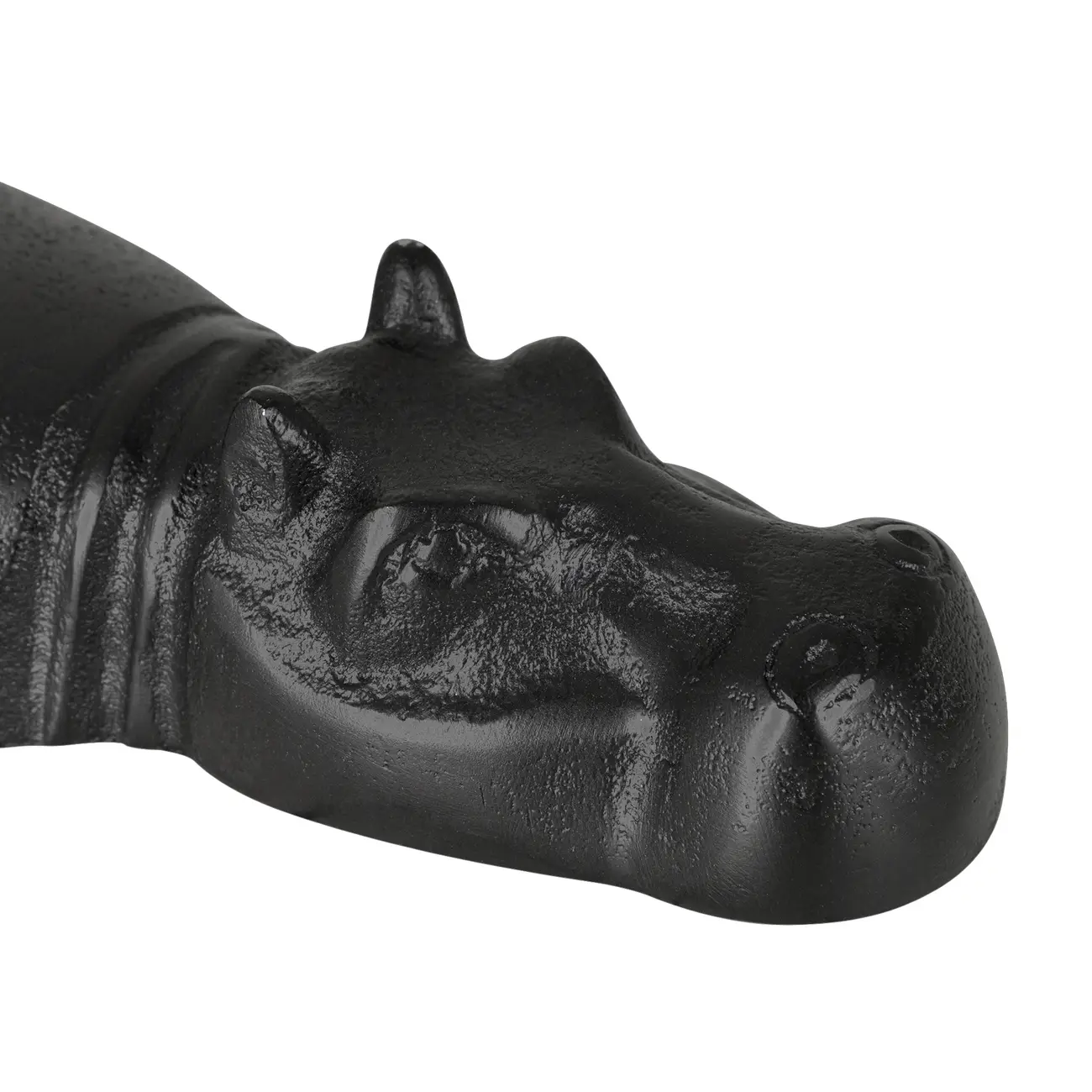 ADORNO MESA 8 CM HIPPO TESE - PRETO - Foto 5