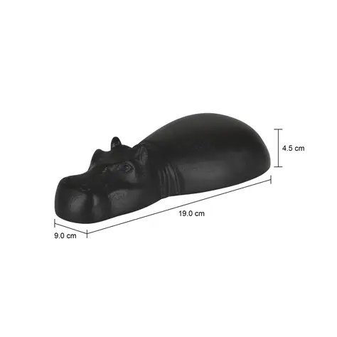Imagem com medidas do produto ADORNO MESA 8 CM HIPPO TESE
