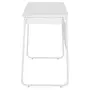ESCRIVANINHA 1 GAVETA 92 CM X 48 CM SIGN - BRANCO/BRANCO - Foto 4