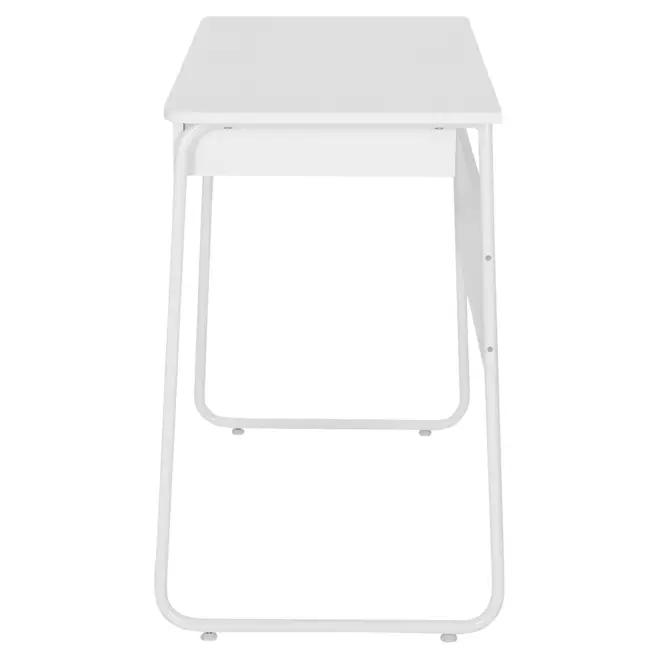 ESCRIVANINHA 1 GAVETA 92 CM X 48 CM SIGN - BRANCO/BRANCO - Foto 4