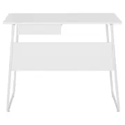 ESCRIVANINHA 1 GAVETA 92 CM X 48 CM SIGN - BRANCO/BRANCO - Foto 8