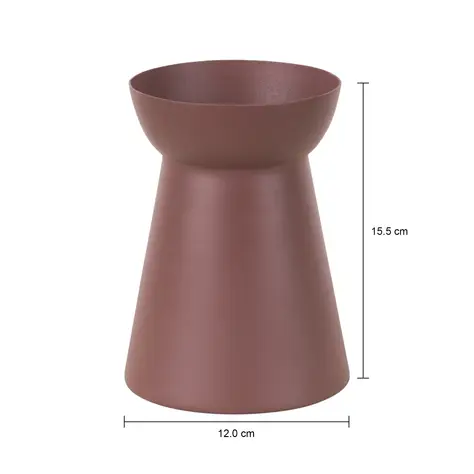 Imagem com medidas do produto VASO 16 CM KALOS KAI