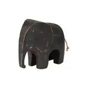 ADORNO MESA ELEFANTE 12 CM JUMB - PRETO - Foto 2