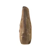 VASO DECORATIVO 21 CM PAULOWNIA - MARROM/MANJERICÃO - Foto 3