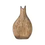 VASO DECORATIVO 21 CM PAULOWNIA - MARROM/MANJERICÃO - Foto 4