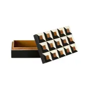 CAIXA 19 CM X 11 CM X 5 CM OBLIQUE - PRETO/BRANCO - Foto 3