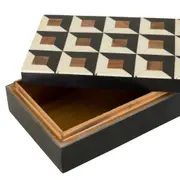 CAIXA 19 CM X 11 CM X 5 CM OBLIQUE - PRETO/BRANCO - Foto 5
