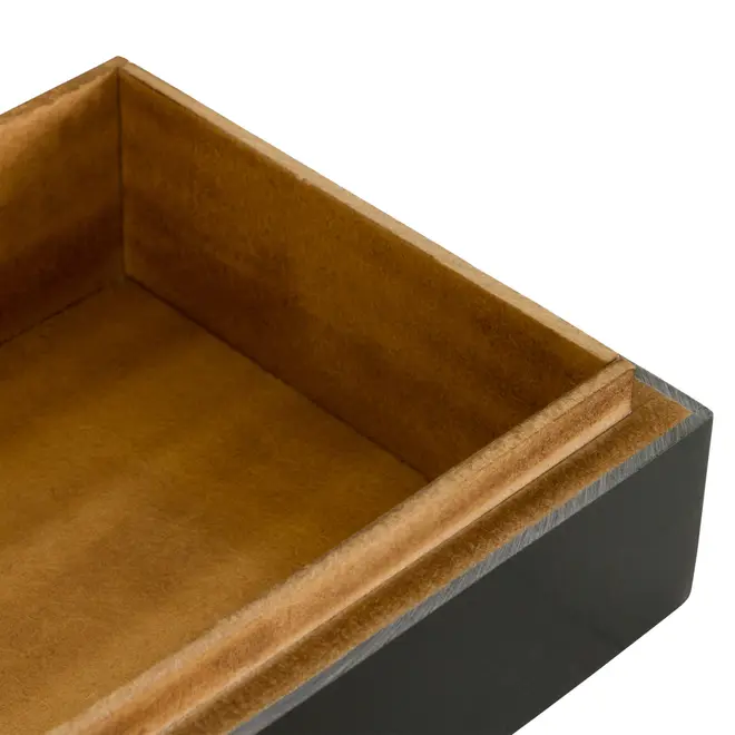 CAIXA 19 CM X 11 CM X 5 CM OBLIQUE - PRETO/BRANCO - Foto 6